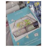 74\" x 50\" Large Baby Playpen, Baby Playard for Babies and Toddlers, Baby Fence Play Pens for Indoor & Outdoor, Sturdy Safety Play Yard with Soft Breathable Mesh, Anti-Fall, Grey