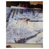 Wolves Canvas Wall Art 24x24 4pcs.