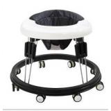 (White)Quocdiog Baby Walker,Foldable Multi-Function Anti-Rollover Toddler Walker,