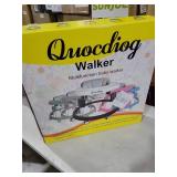 Quocdiog Baby Walker,Foldable Multi-Function Anti-Rollover Toddler Walker,Suitable for All Terrains for Babies Boys and Girls 6-18Months 9 Heights Adjustable(Black)
