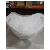 Insulated Ice Bucket for Parties 8L, Large Champagne Bucket for Cocktail Bar, Acrylic Ice Tub White