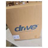 Drive Medical RTL12027RA 2-in-1 Raised Toilet Seat with Removable Padded Arms, Standard Seat