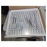 Americanflat 20x24 Picture Frame with Polished Plexiglass - Use as 16x20 Frame with Mat or Display 20x24 Photo Without Mat - Hudson Collection - Wide Picture Frames for Wall Display - White
