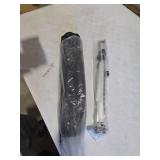 U.S. Art Supply 66\" Silver Metal Tripod Easel Display - Adjustable 18\"- 5.5