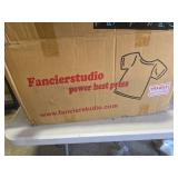 Fancierstudio Digital Heat Press 15 x 15 Sublimation Rhinestone Heat T-Shirt Machine15x15 B/BLK