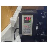 Fancierstudio Digital Heat Press 15 x 15 Sublimation Rhinestone Heat T-Shirt Machine15x15 B/BLK