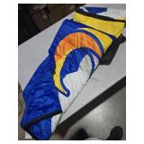 FOCO Los Angeles Rams NFL Team Color Wordmark Weighted Blanket