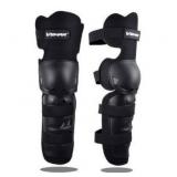 Runspeed 1 Pair Motorcycle Knee Pads Brace Bicycle MTB Cycling Bike Riding Knee Support Protective Gear Guards for Adult Outdoor Sports Knee Protector Gear (Black)