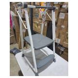 COSCO 2-Step Kitchen Stepper(tm) Adult Folding Step Stool  Kids Folding Helper (Steel/Resin)