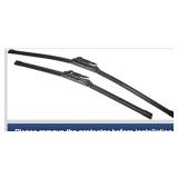 X AUTOHAUX 2pcs 28\"+21\" Silicone Front Windshield Wiper Blade for Mercedes-Benz ML-Class W164 2005-2011 Windscreen Wiper OE Replacement Set All-Seasons