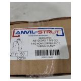 Anvil-Strut Copper Tubing Clamps - Box of 50
