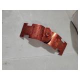 1-1/8\" Copper Plated Multi-Strut Pipe Clamp (box)