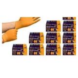 Inspire HEAVY DUTY ORIGINAL Stretch Nitrile Black Gloves Disposable Latex Free | Food, Mechanic, 6mil Black or 8 Mil Orange