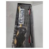 35lbs Takedown Recurve Bow and Arrow Set Right Handed Wooden Archery Recurve Bow Hunting Archery Recurve Bow Kit for Hunting Target Practice