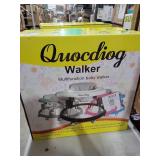 Quocdiog Baby Walker,Foldable Multi-Function Anti-Rollover Toddler Walker,Suitable for All Terrains for Babies Boys and Girls 6-18Months 9 Heights Adjustable(Black