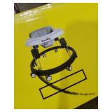 Quocdiog Baby Walker,Foldable Multi-Function Anti-Rollover Toddler Walker,Suitable for All Terrains for Babies Boys and Girls 6-18Months 9 Heights Adjustable(Black
