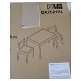 Baby Relax Hunter 3-Piece Kiddy Table & Chair Kids Set  Blue / White