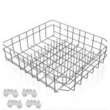 2025 UPGRADED W10728159 Dishwasher Lower Rack Replacement W10525646,Compatible with Kitchenaid Kenmore Whirlpool Maytag Dishwasher Bottom Rack Parts KDFE104DSS4/KDTE104ESS4,Comes 4pcs WP3376961 Roller