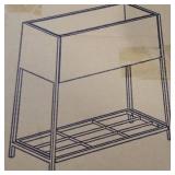 Black Metal Raised Garden Bed Frame