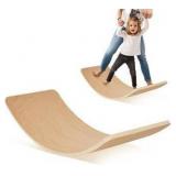 Fitvids Balance Board, 32 Inch Wooden Wobble Board