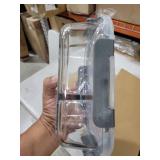 9-Pack,30 Oz Glass Meal Prep Containers 2 Compartments Airtight Lunch Bento Boxes with Lids,