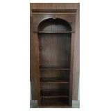 Wooden bookshelf