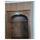 Wooden bookshelf
