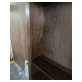 Wooden bookshelf