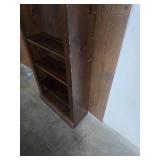 Wooden bookshelf