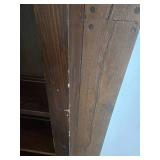 Wooden bookshelf