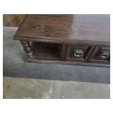 Wooden coffee table