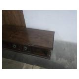 Wooden coffee table