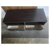 Media cabinet w/2 drawers