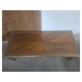 Wooden coffee table