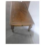 Wooden coffee table