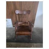 Wooden rocking chair
