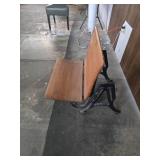 Vintage school seat