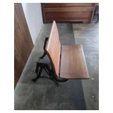 Vintage school seat