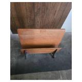 Vintage school seat