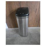 Metal trashcan