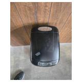 Metal trashcan