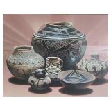 Native American signed wall art