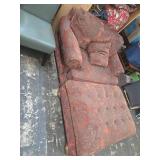 Large armchair w/large ottoman