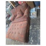 Large armchair w/large ottoman