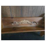 Large wooden wall shelf