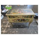 Vintage hand painted dresser