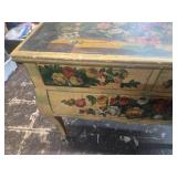 Vintage hand painted dresser
