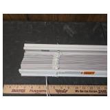 24-inch White Mini Blinds