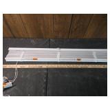 24-inch White Mini Blinds