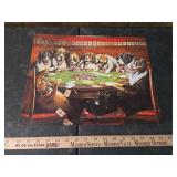 Dogs Playing Poker Art metal art